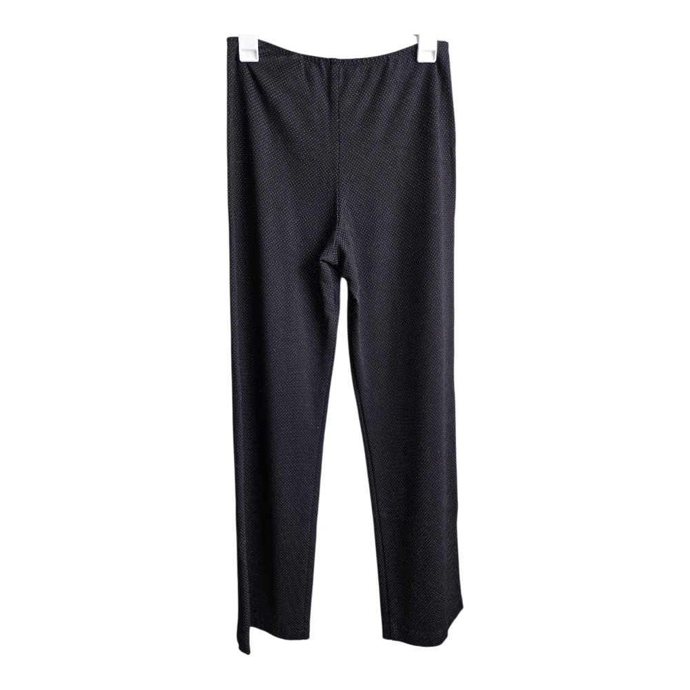 Classic Black Straight Leg Pants, Small